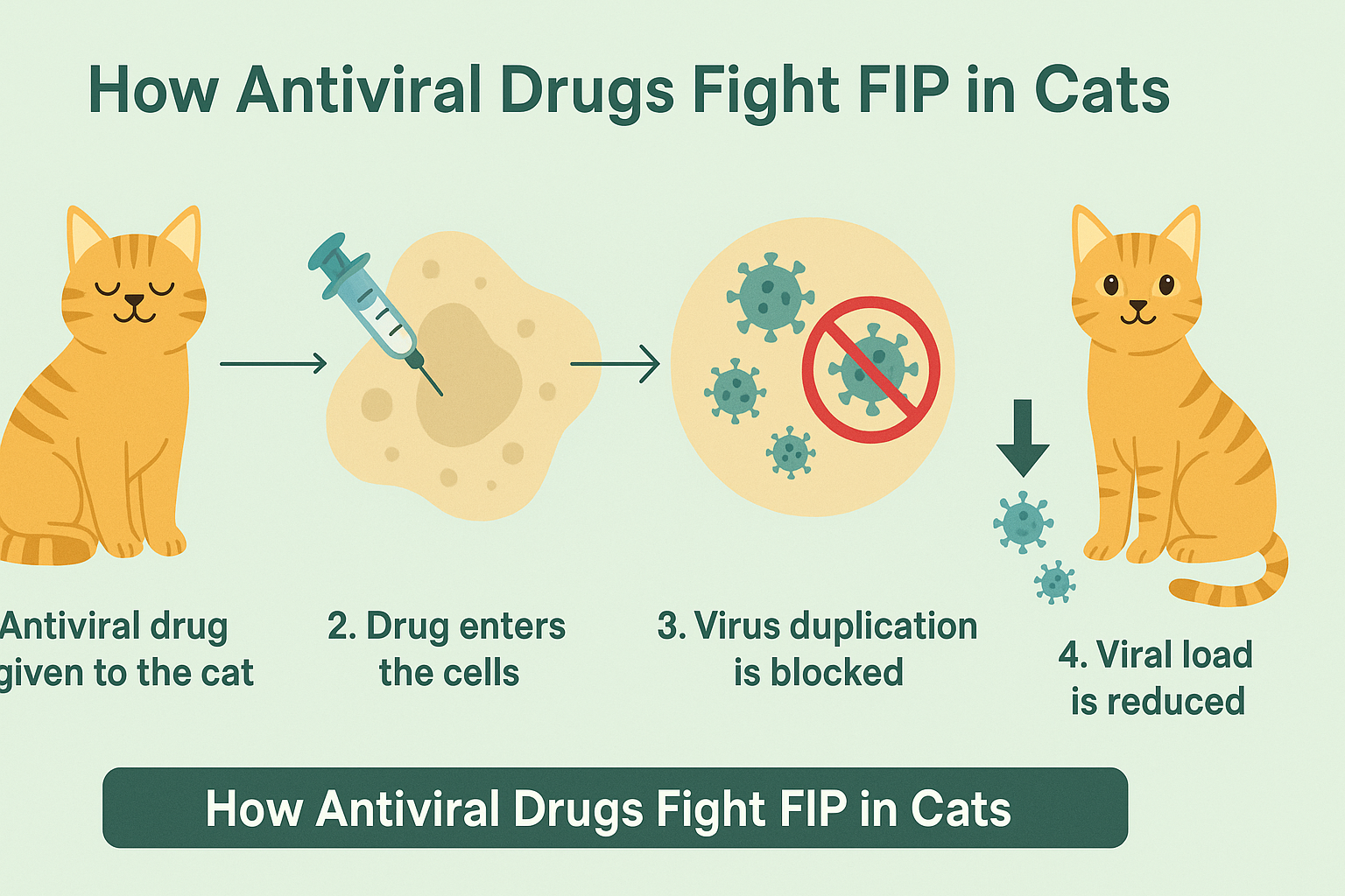 FIP in cats. Learn about new research, diagnosis, symptoms, antiviral treatments, and real recovery cases