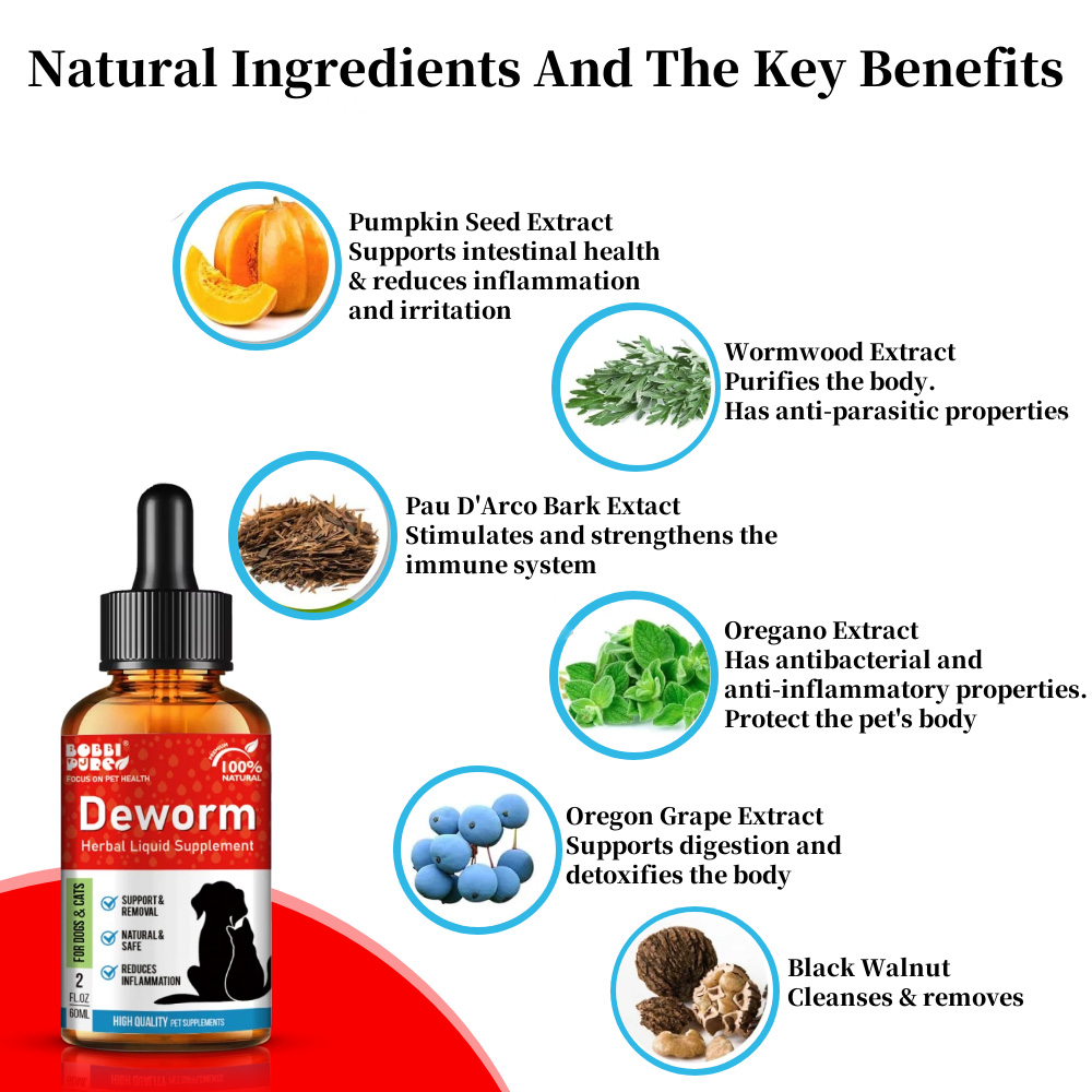 Nature Herbal Dog Liquid Dewormer From PetExist